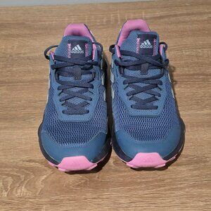 Adidas Tracefinder Steel Navy Pulse Lilac Mesh Sneakers Womens  Sz 8
